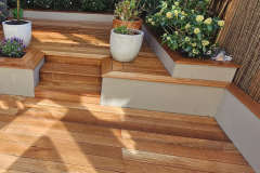 Timber garden terrace with modern finishes – Pierce Project Ltd