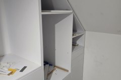 Smart storage cabinetry installation
