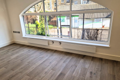 Living Room Renovation with Wood-Effect Tiled Flooring