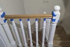 Custom Painted Stair Railing – Pre-Installation