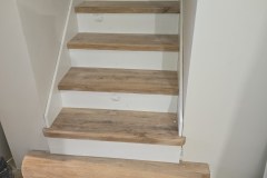 Refurbished Wooden Stairs – Natural Finish